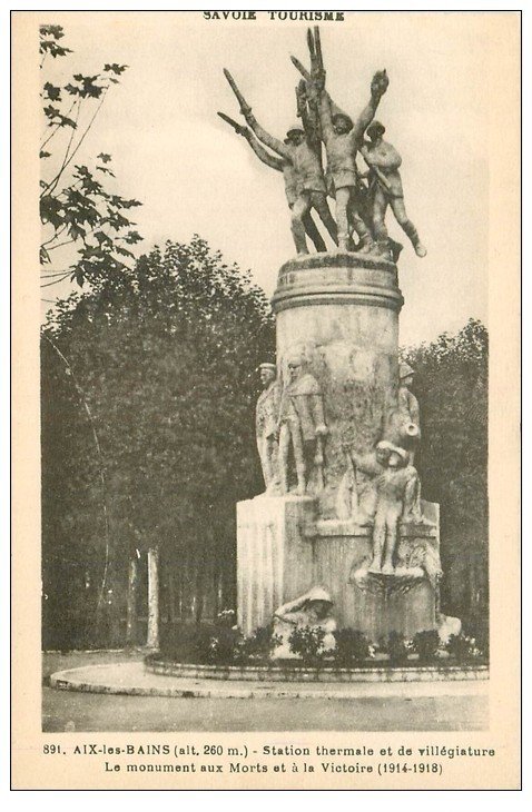 Aix Les Bains Monument Aux Morts Et Victoire