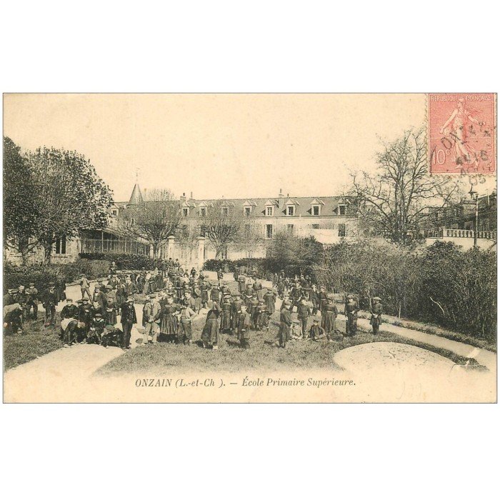 41 ONZAIN Elèves Ecole Primaire Supérieure 1906