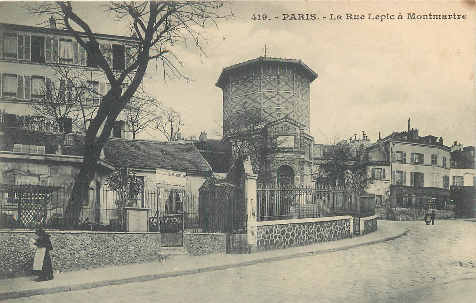 Paris Montmartre Ch Teau D Eau Rue Lepic