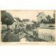 carte postale ancienne 77 CRECY-EN-BRIE. Le Quai des Tanneurs 1906