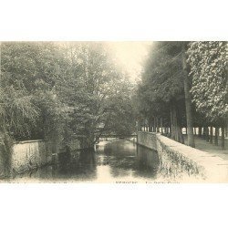 carte postale ancienne 77 NEMOURS. Petits Fossés 1907