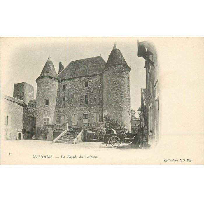 77 Nemours Le Château Façade Vers 1900