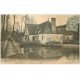 carte postale ancienne 28 SAINT-PREST. Moulin de la Roche 1906 animé