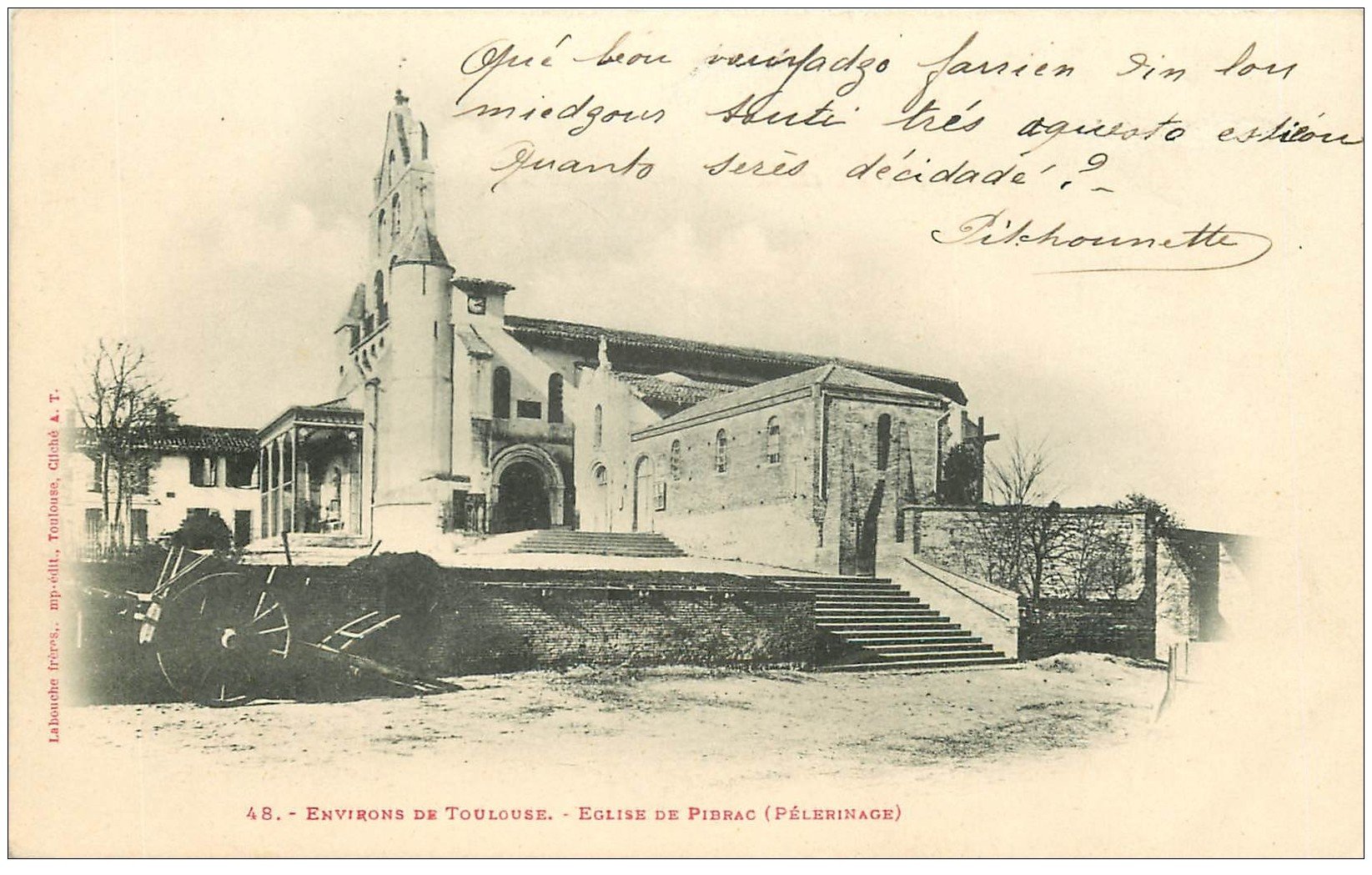 31 EGLISE DE PIBRAC Vers 1900