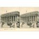 carte postale ancienne 33 BORDEAUX. Le Théâtre. Carte stéréoscopique