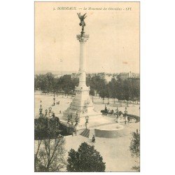 carte postale ancienne 33 BORDEAUX. Monument Girndins