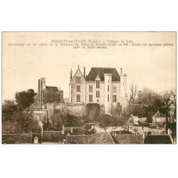 carte postale ancienne 37 PREUILLY-SUR-CLAISE. Château du Lion 1946