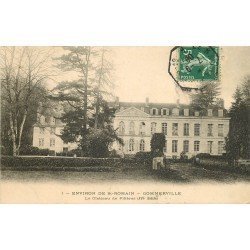 carte postale ancienne 76 GOMMERVILLE. Château de Filières 1908