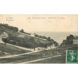 carte postale ancienne 76 GRAINVAL. Le Vallon 1909