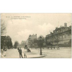 carte postale ancienne 76 LE HAVRE. La Sous-Préfecture Boulevard de Strasbourg