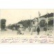 carte postale ancienne 76 LE HAVRE. Le Raidillon de Sainte-Adresse 1903. Restaurant Pradier