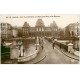 carte postale ancienne 76 LE HAVRE. Pont du Commerce, Place Jules Ferry et Bourse 1935. Carte émaillographie