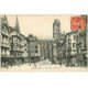 carte postale ancienne 76 ROUEN. Place Eau de Robec 1926. Pour Gagny