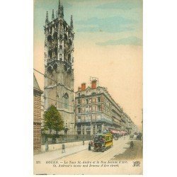 carte postale ancienne 76 ROUEN. Tour Saint-André Rue Jeanne d'Arc