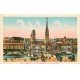 carte postale ancienne 76 ROUEN. Promotion : Pont Boïeldieu et Cathédrale