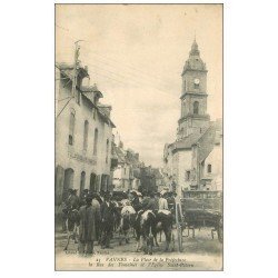 56 VANNES. Marché Bestiaux Place de la Préfecture 1915 Rue des Fontaines. Maison Guillanton