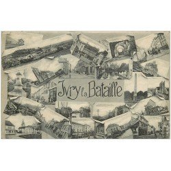 carte postale ancienne 27 IVRY-LA-BATAILLE. Multivues 1925