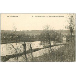 carte postale ancienne 27 LA BONNEVILLE. Vue vers 1900