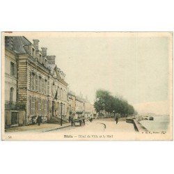 carte postale ancienne 41 BLOIS. Hôtel de Ville et Mail 1905