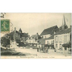 41 MENNETOU-SUR-CHER. La Poste Route Nationale 1910