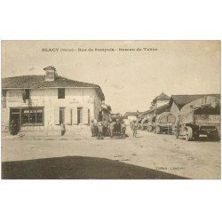 carte postale ancienne 51 BLACY. Bureau de Tabac Rue de Sompuis et de Pentecôte 1918