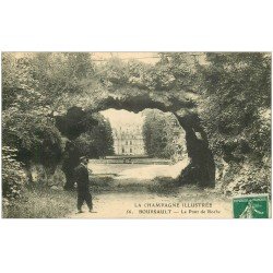 carte postale ancienne 51 BOURSAULT. Le Pont de Roche 1912