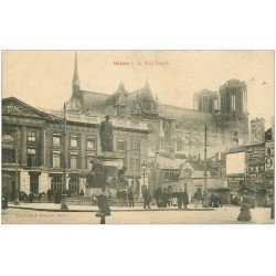 carte postale ancienne 51 REIMS. Place Royale 1910