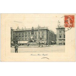 carte postale ancienne 51 REIMS. Place Royale 1913