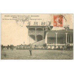 51 REIMS. Semaine Aéronautique. Pelouses Tribunes Restaurant Plaine de Bétheny 1910