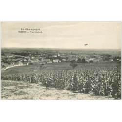 carte postale ancienne 51 VERTUS. La Ville et les Vignes. Vins et Vignobles 1917