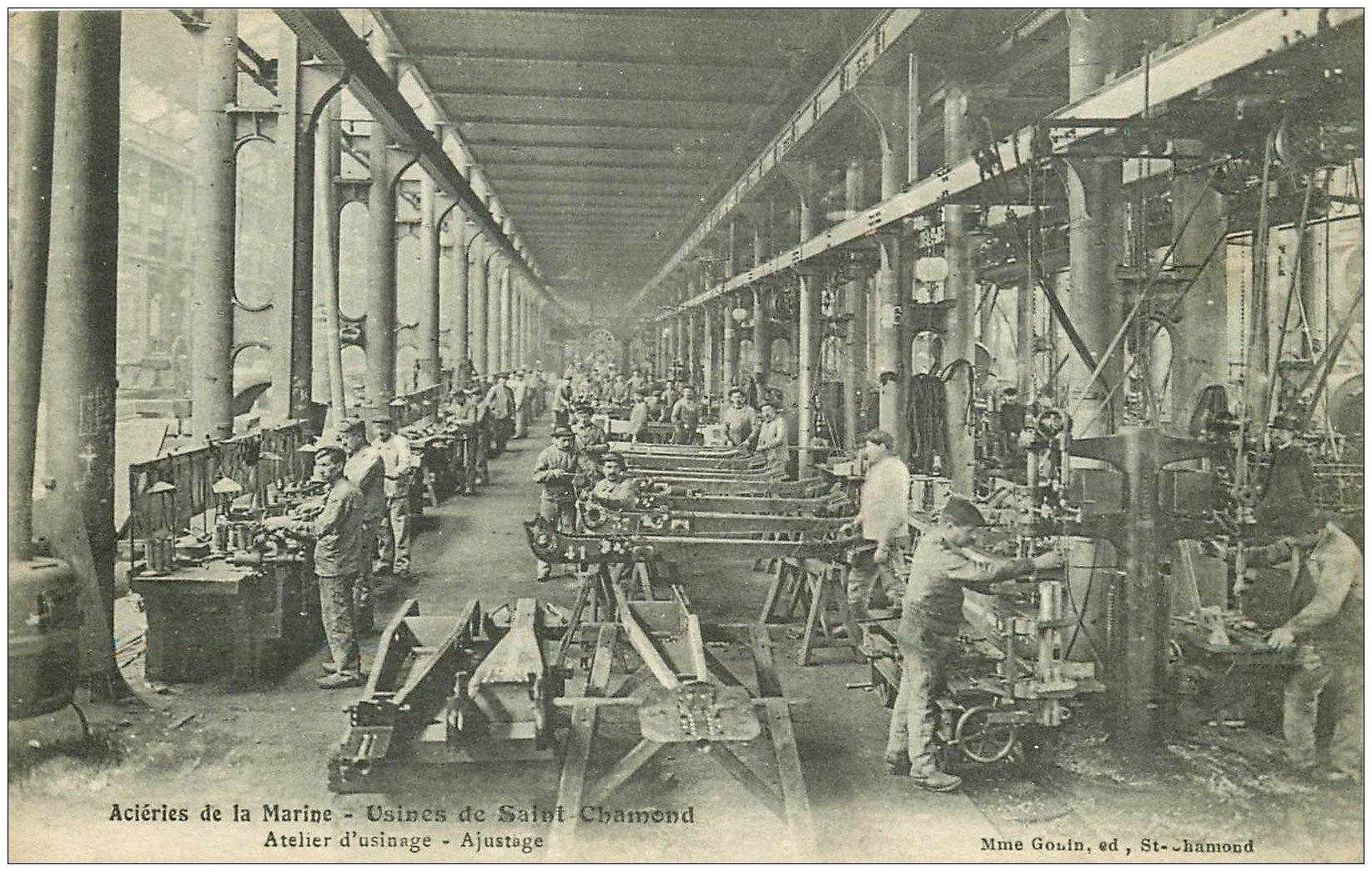 42 SAINT-CHAMOND. Usines Aciéries de la Marine. Atelier ...