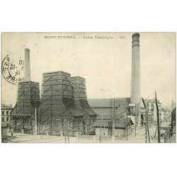 42 SAINT-ETIENNE. Usine Electrique 1914. Timbre absent