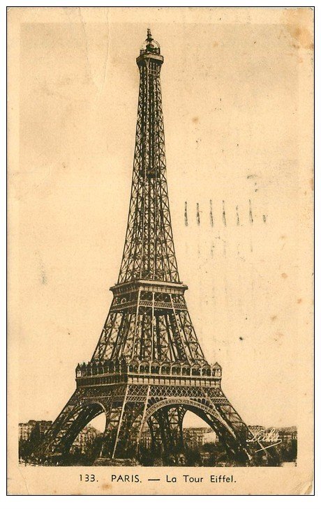 Paris 07 La Tour Eiffel 1938