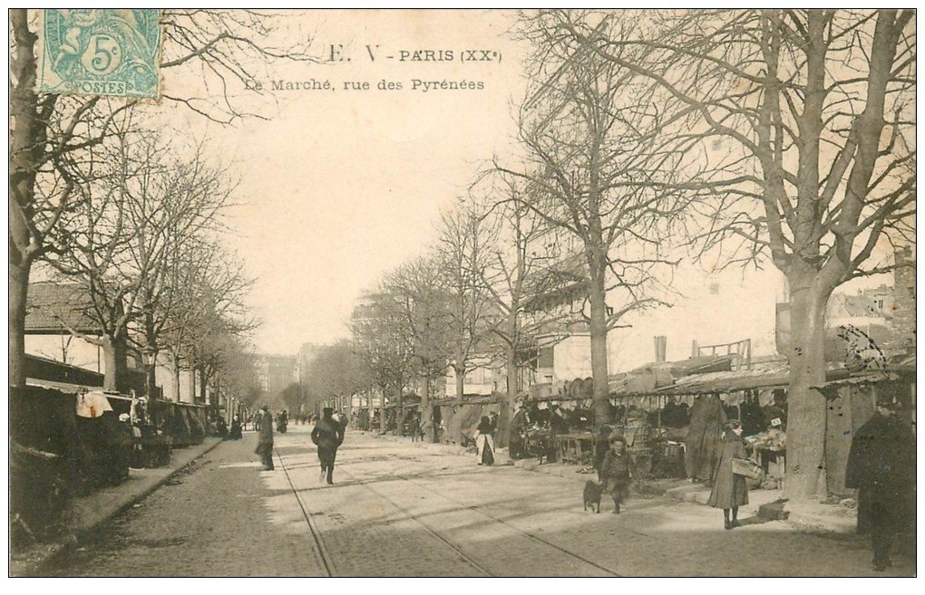 Paris Le March Rue Des Pyr N Es