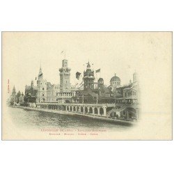 PARIS EXPOSITION UNIVERSELLE 1900. Pavillons Espagne, Monaco, Suède et Grèce