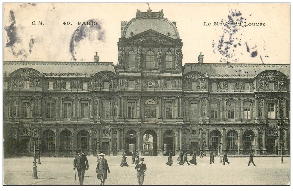 Paris Ier Le Musée Du Louvre 1906 6210