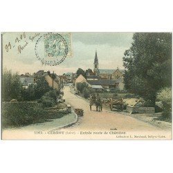 45 CERNOY. Entrée Route de Châtillon 1906