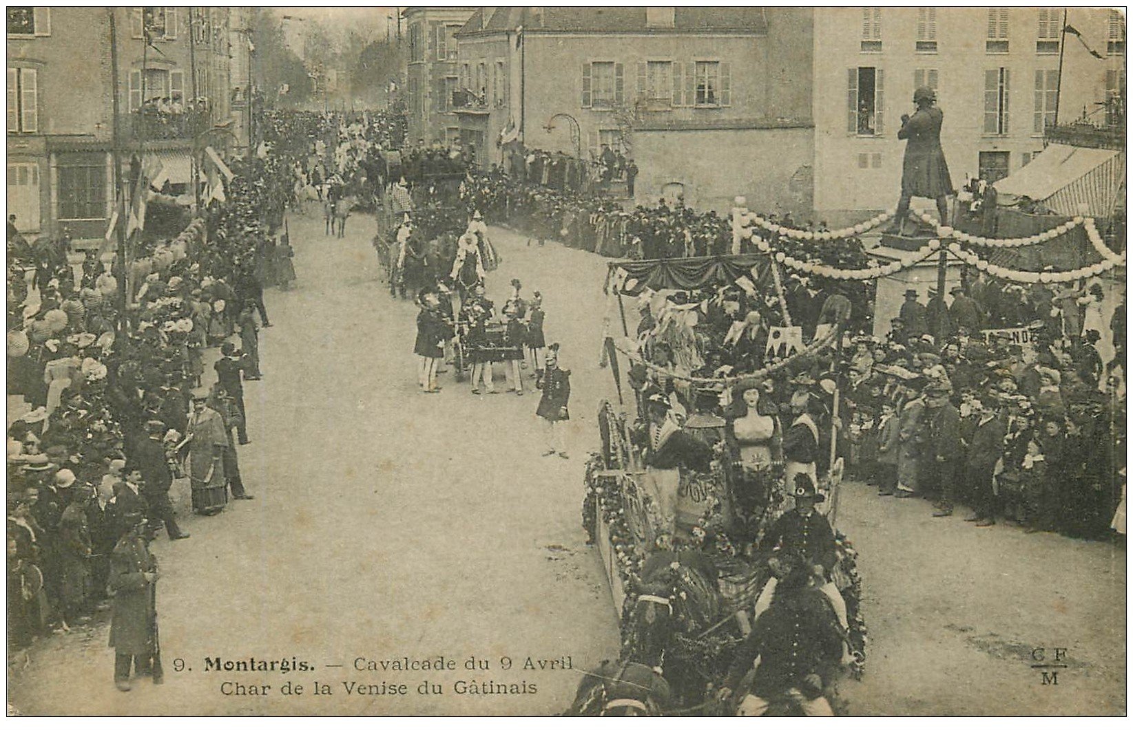 45 Montargis Cavalcade 1905 Char De La Venise Du Gatinais