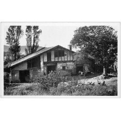 carte postale ancienne 64 HENDAYE. Ferme basque Bois de Saskoénéa. Carte Photo animée