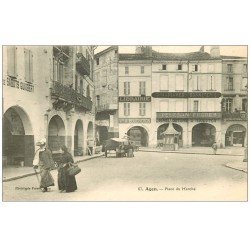 47 AGEN. Place du Marché Librairie et Bonneterie