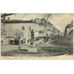 47 AGEN. Place Jasmin Boulevard de la République 1919