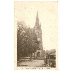 47 BIRAC-SUR-TREC. Eglise et vieux camion