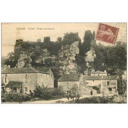 47 CUZORN. Rocher et ruines du Château 1931