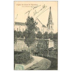 47 EGLISE DU COTEAU DE L'HERMITAGE 1906 avec Attelage