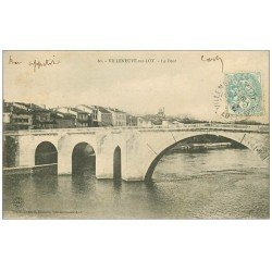 47 VILLENEUVE-SUR-LOT. Le Pont 1905