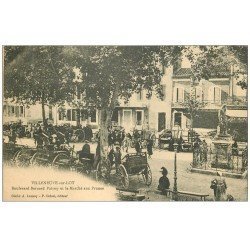 47 VILLENEUVE-SUR-LOT. Marché aux Prunes Boulevard Palissy