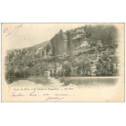 48 GORGES DU TARN. Le Moulin de Pougnadoire 1901