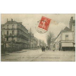 49 CHOLET. Boulevard Gustave Richard 1908. Epicerie de Paris et Dentiste au deuxième