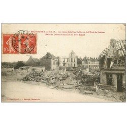 carte postale ancienne 59 ERQUINGHEM SUR LE LYS. Ecole de Garçons Rue Duiez 1921