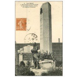 carte postale ancienne 59 HAUTMONT. Monument Commémoratif 1927